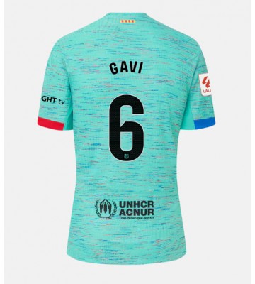 Barcelona Paez Gavi #6 Tredje trøje 2023-24 Kort ærmer